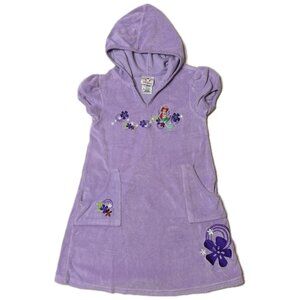 Ariel Little Mermaid Swim Coverup Dress Girls 7/8 Summer